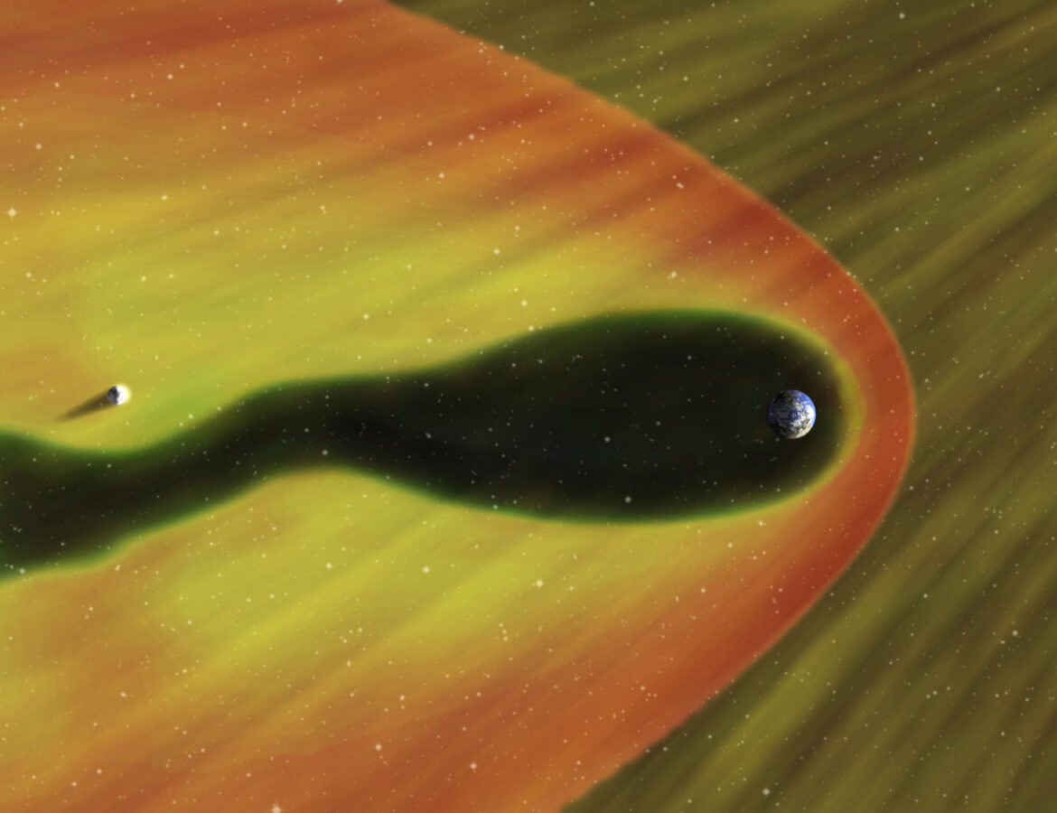 Artist rendition of a magnetosphere