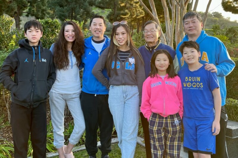 Photo of Megan Grace Li with family