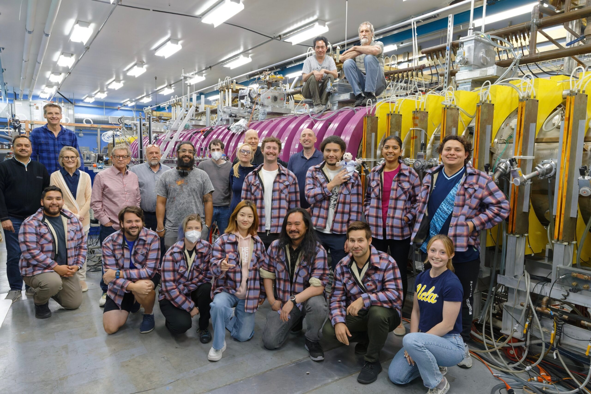 A group photo of UCLA’s Plasma Science researchers