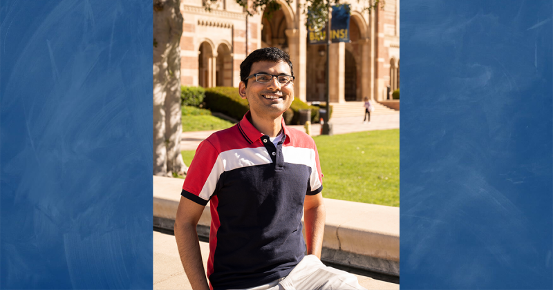 Pradip Gatkine on the UCLA campus