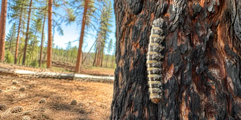 Piyuga Caterpillar in a tree